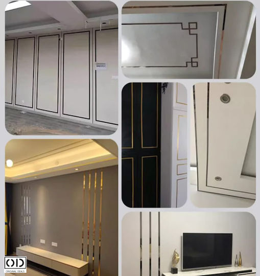 Bandă Adezivă Decorativă Pentru Pereți Mobilier Oțel Inoxidabil Nichelat Rezistentă La Apă Și Intemperii Interior Exterior 5 M X 3 Cm Grosime 0,4 Mm Crom Negru Original Deals