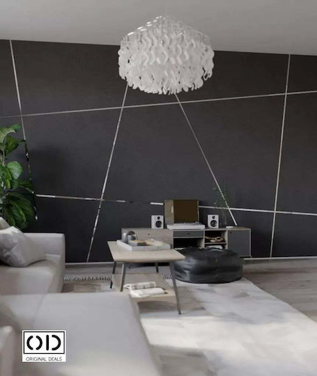 Bandă Adezivă Decorativă Pentru Pereți Mobilier Oțel Inoxidabil Nichelat Rezistentă La Apă Și Intemperii Interior Exterior 5 M X 3 Cm Grosime 0,4 Mm Crom Negru Original Deals