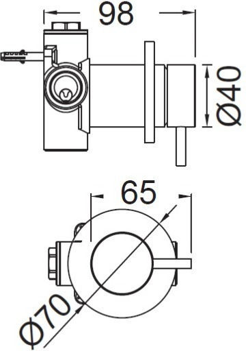 Cora N10131-811+210-N5030 for Shower 2 Exits