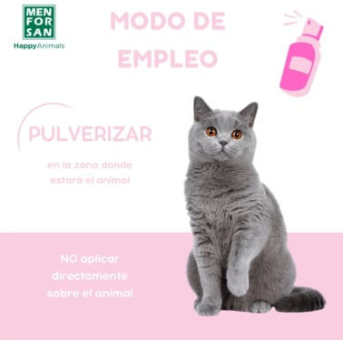 Menforsan Spray Antistres pentru Mediul Pisicilor Catnip 125 Ml