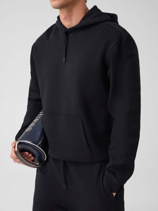 Guess Guess Herren Sweatshirt mit Kapuze Schwarz