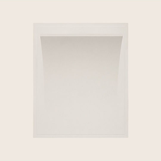 Zambelis Lights Luna Стенно Осветително Тяло с Фасунга E14 Бяло 25x31x31см.