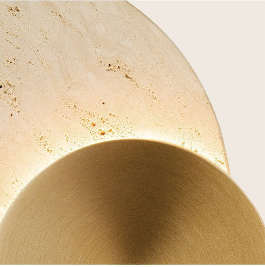 Zambelis Lights Lampă de Perete cu LED Integrat Aurie 20 cm