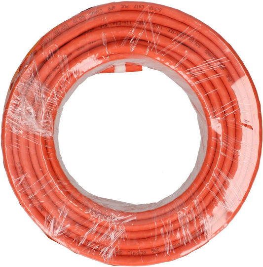 Schwaiger S/FTP Cat.7 (10Gbps) Καλώδιο Δικτύου Ethernet 25m Πορτοκαλί