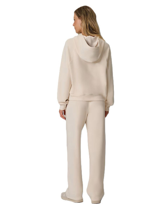 Pantaloni Trening Largi Bej