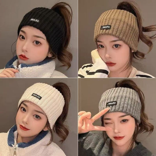 Unisex Knitted Headband in Grey Colour