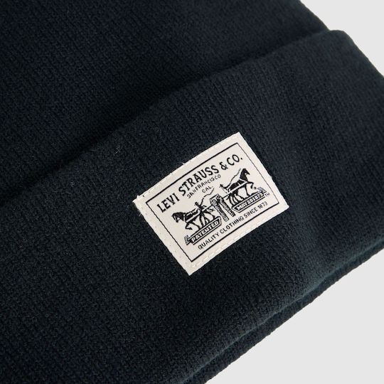 Beanie Unisex Knitted Beanie in Black Colour