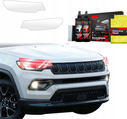 Grizzglass Protective Film Lamps Grizzglass Bodyshield Jeep Compass 2020-2024 2in1