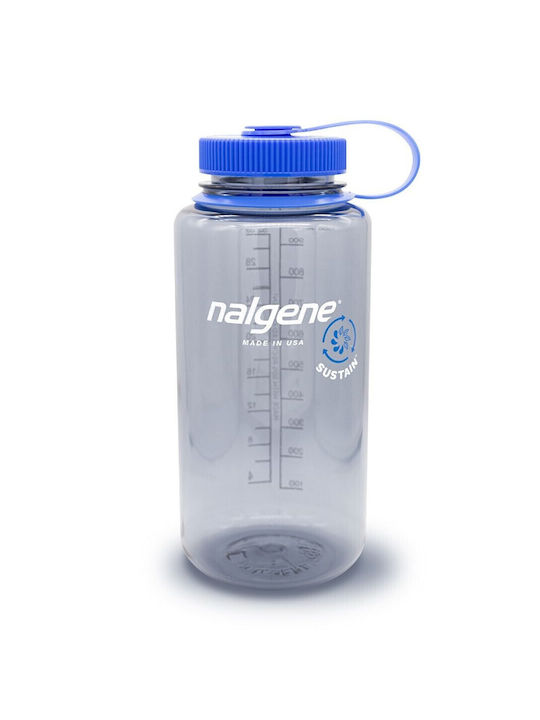 Nalgene Wide Mouth Sustain Παγούρι Πλαστικό 1000ml Μπλε