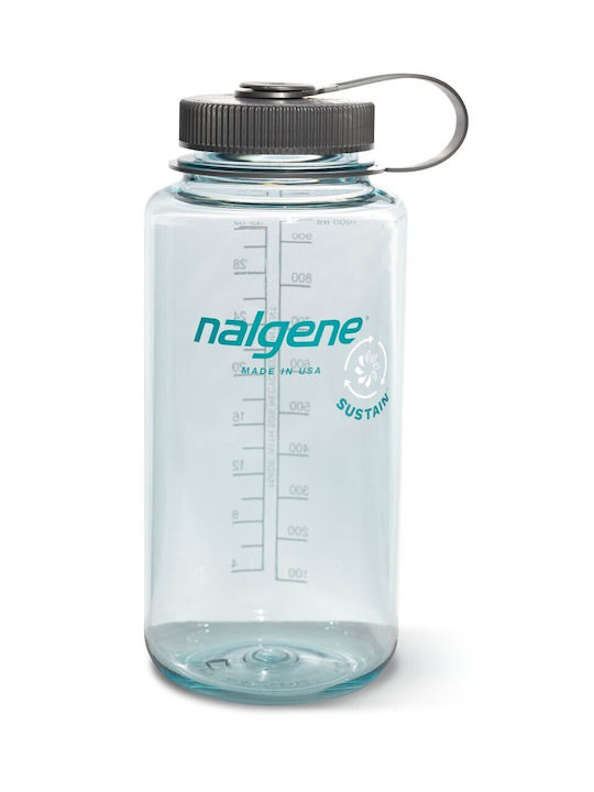 Nalgene Wide Mouth Sustain Παγούρι Πλαστικό 1000ml Μπλε