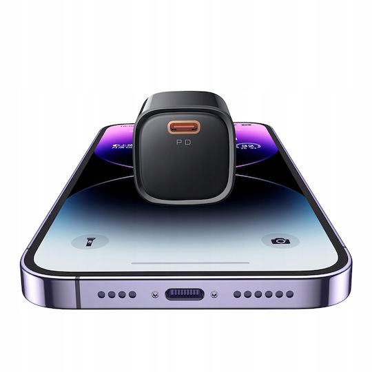 Mcdodo Handyladegerät mit USB-C Ausgangsanschluss und Kabel USB-C - Lightning 20W Schwarz (CH-4693)