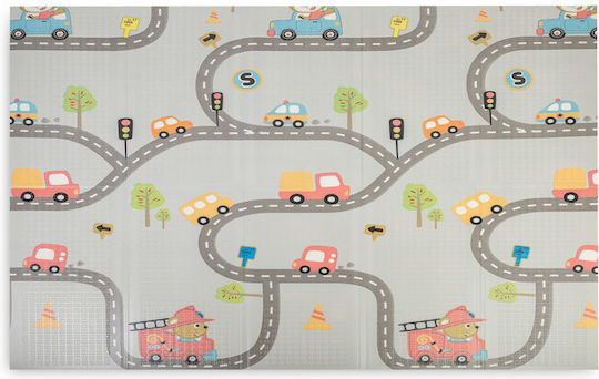 Toyz Street Килимче За Игра Многоцветно 200x180см