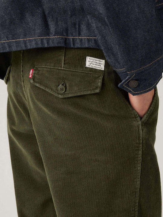 Мъжки панталон Chino Relaxed Fit Зелен