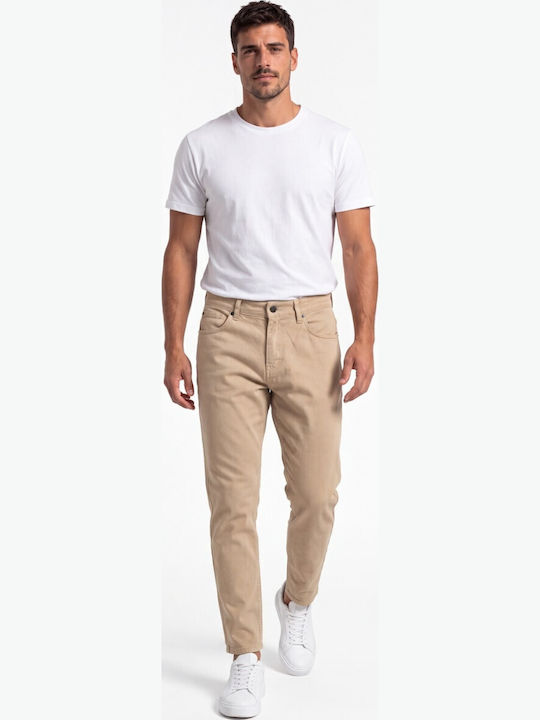 Ανδρικό Παντελόνι Relaxed Fit Μπεζ