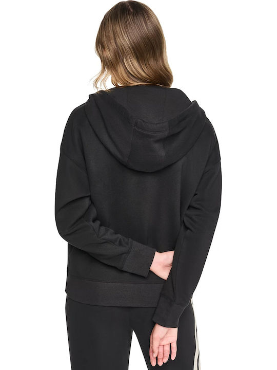 Women's Sweatshirt Cardigan Black