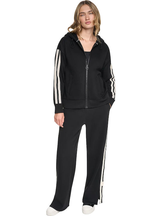 Women's Sweatshirt Cardigan Black