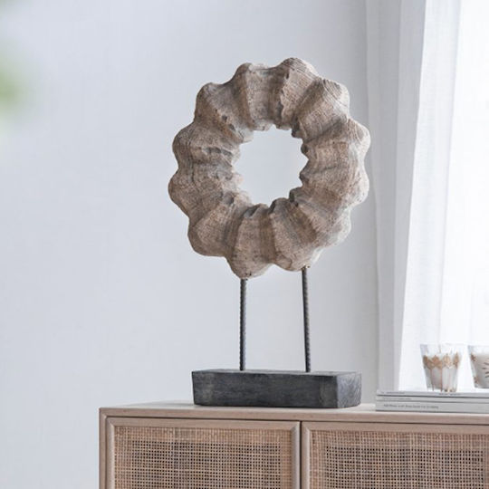 Artekko Artekko Tischdekoration Donut Aus Hölzernes 31x12x53.5cm