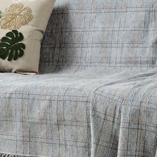 Kentia Rodrigo Ριχτάρι Πολυθρόνας Chenille 170x180εκ. Γκρι
