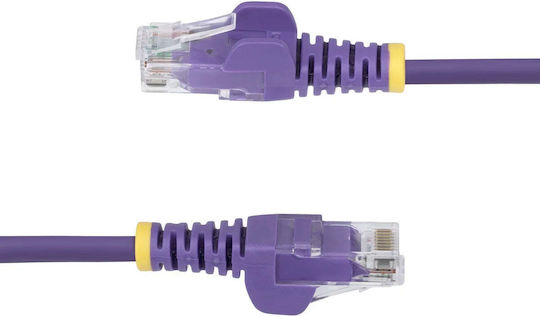 StarTech U/UTP Cat.6 Gigabit Network Cable Ethernet 0.25m Purple