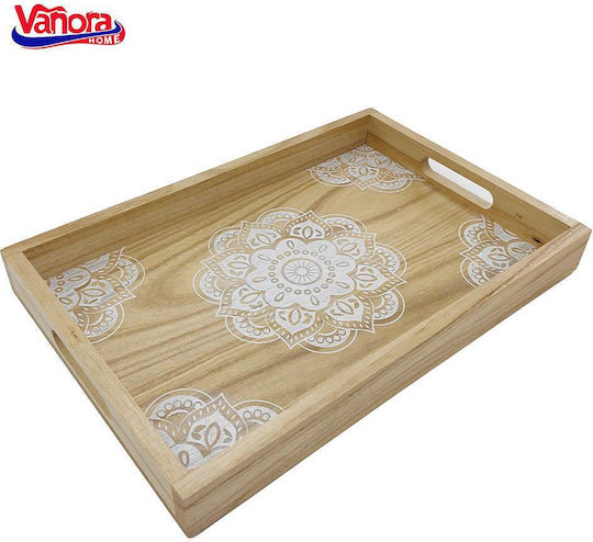 Vanora Ξύλινος Δίσκος Σερβιρίσματος 36x24x4cm