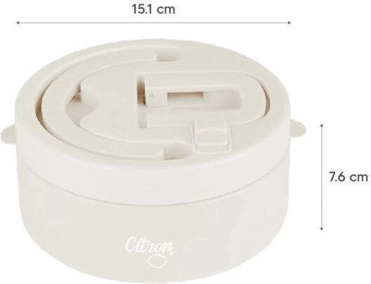 Citron Recipient pentru alimente Inox Termos Negru 400ml