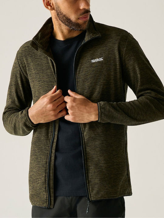 Harrow Cardigan bărbătesc Fleece Kaki