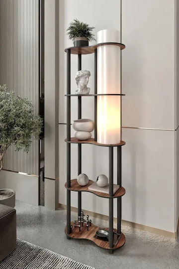 SteweHome LED Stehlampe Höhe 165xLänge 60cm Schwarz