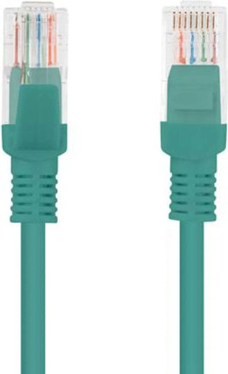 Lanberg F/FTP Cat.6 Gigabit Network Cable Ethernet 0.25m Green