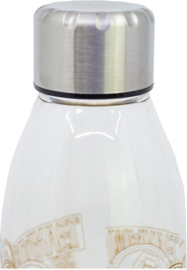 Stor Young Adult Wasserflasche Glas mit Schraubdeckel Transparente