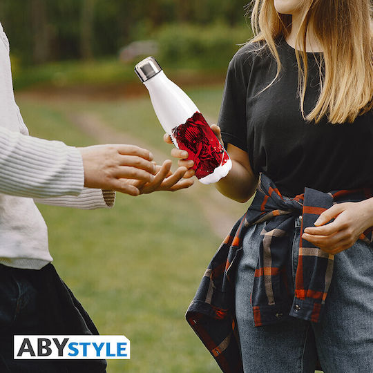 Abysse Glass Water Bottle with Screw Lid Transparent 500ml