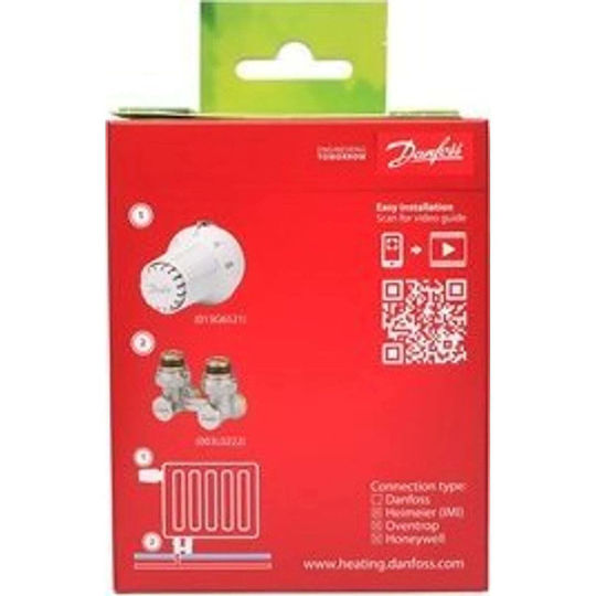 Danfoss Elektronische Thermostatventile für Heizkörpergehäuse 1 Stück