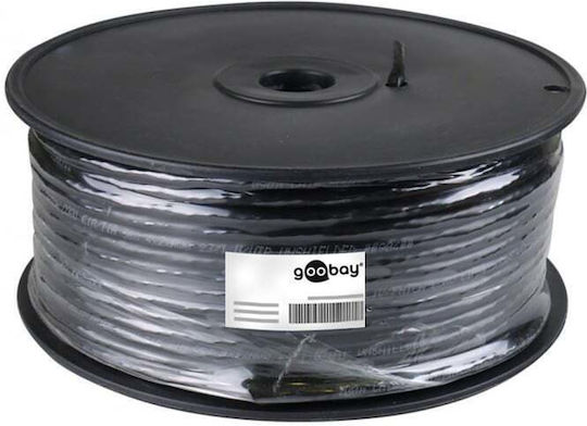 Goobay S/FTP Kat.6 Ethernet Netzwerkkabel 40m Schwarzes