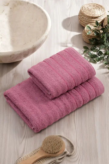 SteweHome Face Towel 50x90cm Multicolour 4 Pieces