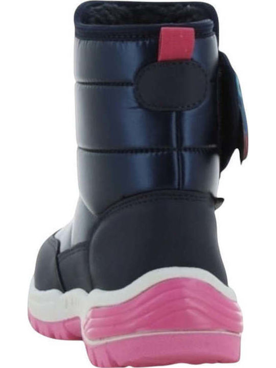 Lilo & Stitch Kinderstiefel Schnee mit Bügel- und Schleifenverschluss Blauen