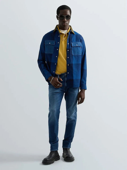 Anbass Мъжки Панталон Джинс Slim Fit Тъмносин