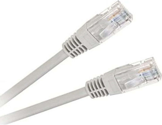 Cabletech U/UTP Kat.5 Ethernet-Netzwerkkabel 5m Gray 1Stück