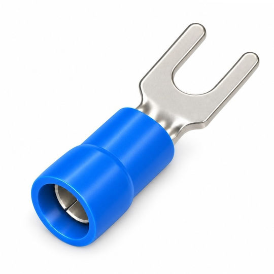 Elvhx Insulated Spade Terminal Blue 100pcs 1276