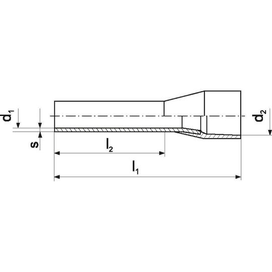 Isolierte Hülse Spitze Te 1 5-12 100 Stück