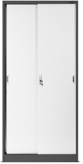 Ντουλάπι Γραφείου Μεταλλικό Anthracite-white 90x40x185cm