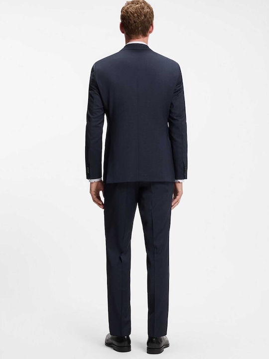 Men's Suit with Regular Fit Blue
