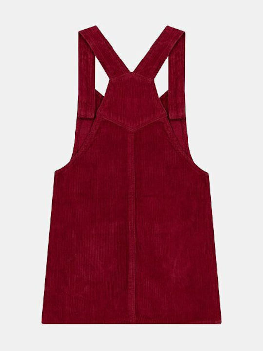 Sleeveless Red Girls' Dress
