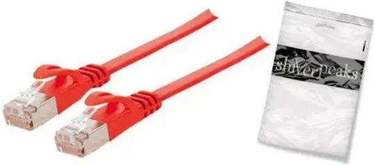 Shiverpeaks U/FTP (STP) Kat.7 (10Gbps) Netzwerkkabel Ethernet 0.5m Rotes