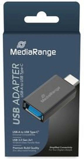 Mediarange Adapter Usb-a To Usb Type-c