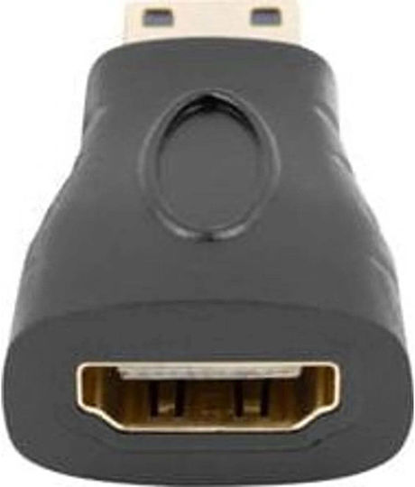 Lanberg AD-0037-BK Μετατροπέας mini HDMI male σε HDMI female 1τμχ