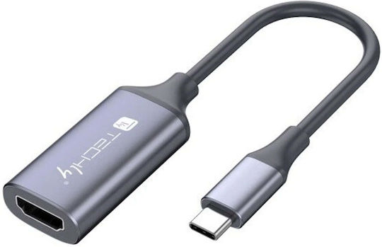 Techly I-USB-VIDEO-C4K Конвертор HDMI мъжки към USB-C женски