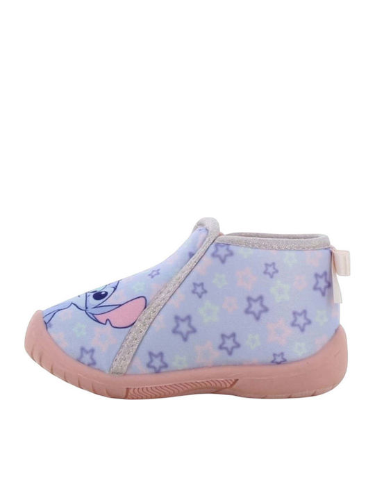 Stitch Παντόφλες Μποτάκια Λιλά