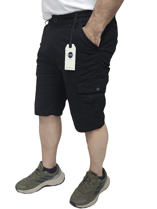 Herren Shorts Cargo Schwarz