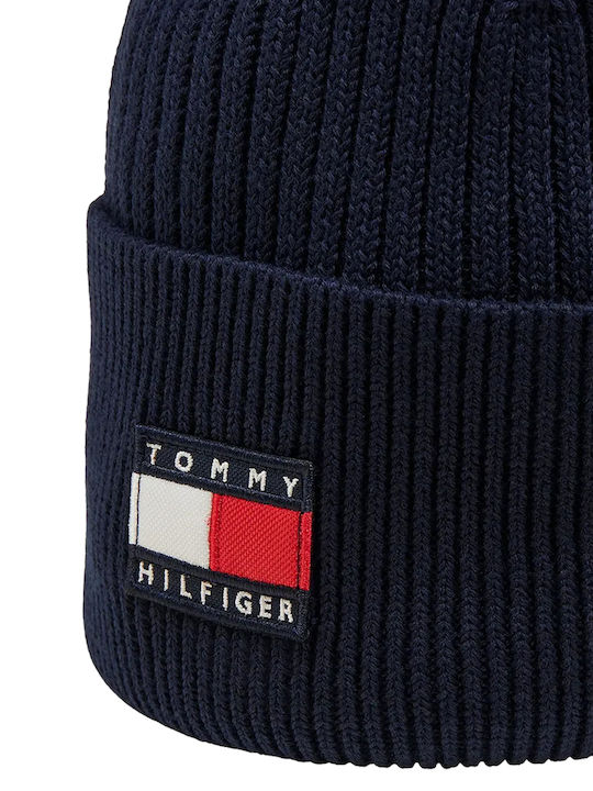 Flag Kids Knitted Blue Beanie