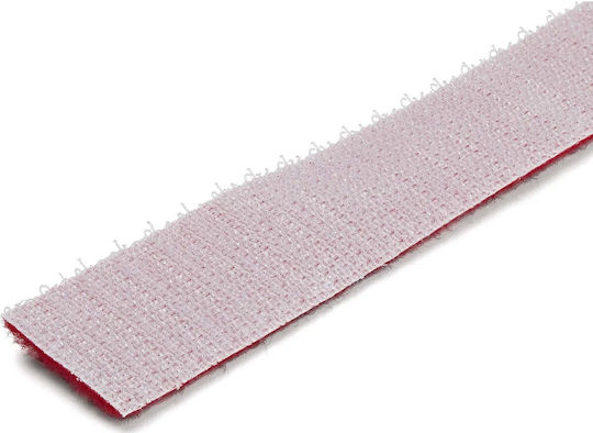 StarTech Velcro Legături Cablu Roșii Culoare Full Face 1 Bucată HKLP100RD