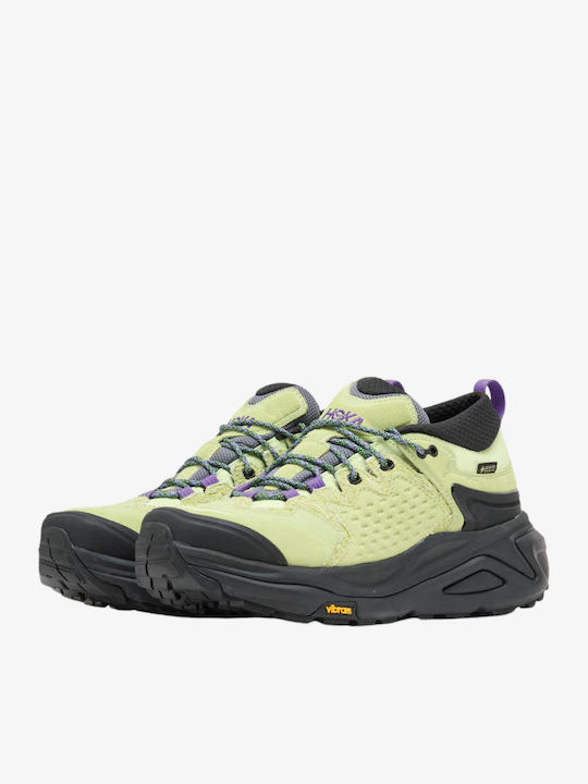 HOKA Kaha Мъжки Туристически Обувки Водоустойчиви с Gore-Tex Мембрана Зелени